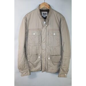 Acne Studios Men's 46 Beige Brown Jacket